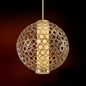 Spherical Pendant Lamp by Corbett – Bangle pendant