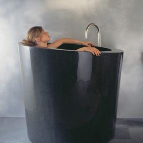 New Tall Soaking Tub from Stone Forest – enjoy deep relaxation!