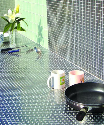 Metal Tiles from Stone Source – the Elements Stainless Steel Mosaic Tile