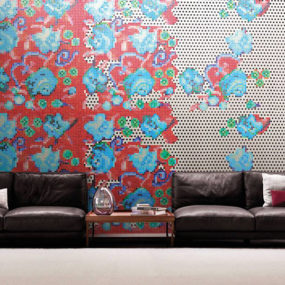 Stunning Floral Patterned Mosaic Tiles from Bisazza