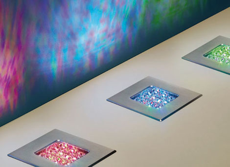 Swarovski Crystal LED Lighting – Recessed LED Spots & Crystal Star LED illumination system