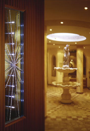 Ornamental LED Panels from Swarovski – Ornamentic LED Wall Crystal Panels