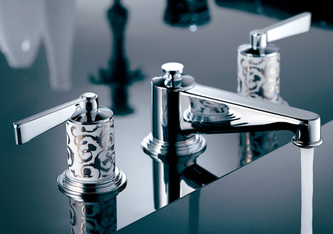 thg paris frivole lav faucet lever handle THG Paris Frivole Bathroom Faucet Collection by Pierre Yves Rochon