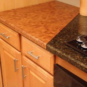 Bamboo countertop from Totally Bamboo – ecologically friendly counter tops