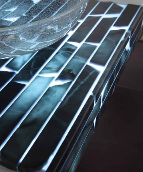 Transparent Countertops in Alabaster by Masto Fiore