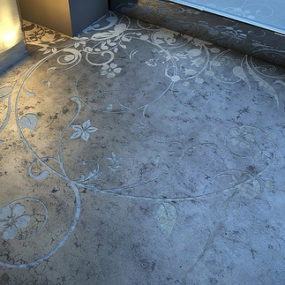 Concrete Art Floor from Transparent House – Beautiful and Practical flooring