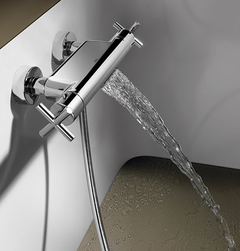 tres thermostatic tub shower faucet waterfall 4