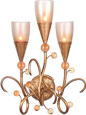 Van Teal Drizzle Wall Sconce and Harvest Nights Chandelier – the Giardino Collection lighting