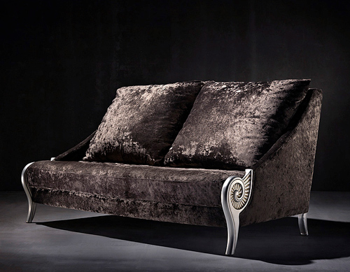 Velvet Sofas and Loveseats by Coleccion Alexandra
