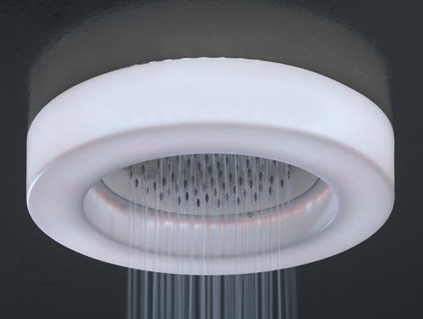 visentin led light shower heads 2 LED Light Shower Heads by Visentin