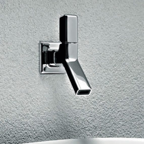 Timeless Chrome Faucets by Zucchetti Kos Faraway Bathroom Collection
