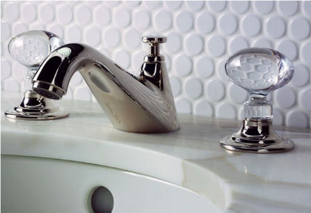 waterworks opus lavatory faucet Waterworks Opus Bathroom Fixtures Line   An Elegant and Organic Collection