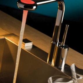 LED Faucet from Webert – new Arcobaleno contemporary kitchen faucet