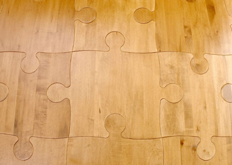 wood puzzle floor