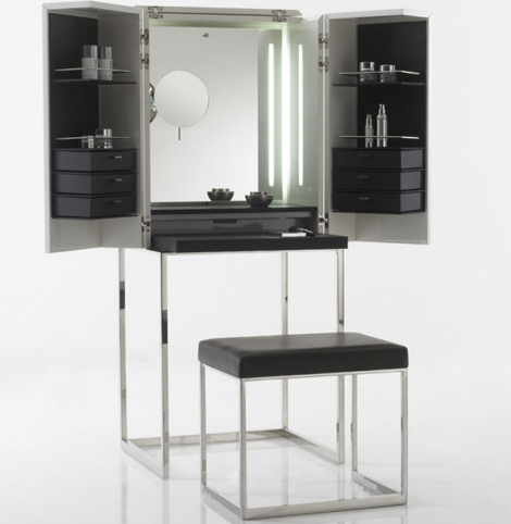 Modern Dressing Cabinet from Yomei – Magic Cube can become a bar or a computer center!