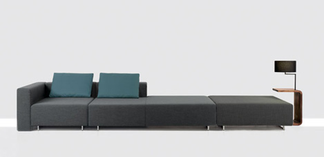 Modular Sofa by Zeitraum - new Side Comfort Home contemporary sofa