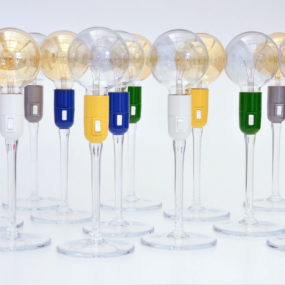 Champagne Glass Shaped Table Lamps