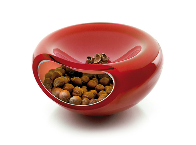 cheerful mouth bown glass bowl by evasolo red thumb 630x465 20034 Cheerful Mouth Blown Glass Bowl by Evasolo