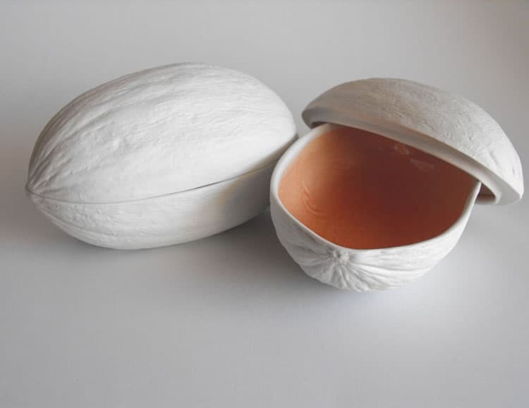 bi color fruit shaped porcelain bowls 2