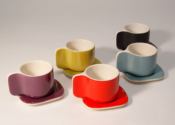 Designer Coffee Cup and Saucer by Sentou – Ti cups