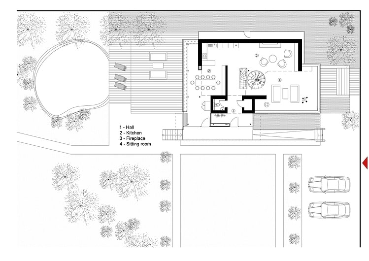 renovation redefines home stunning staircase open plan 16 site plan