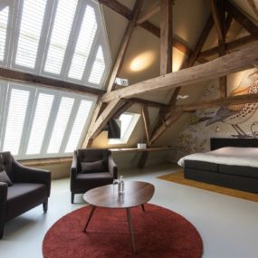 比利时的现代乡村灵感特色是暴露的天花板