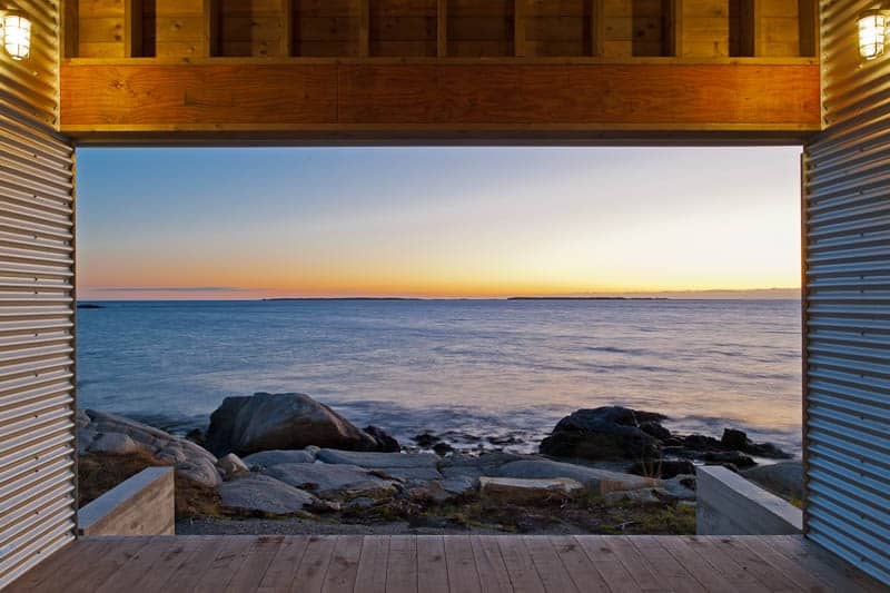 oceansi vacation house clad corrugated galvanized aluminium 5 entry deck