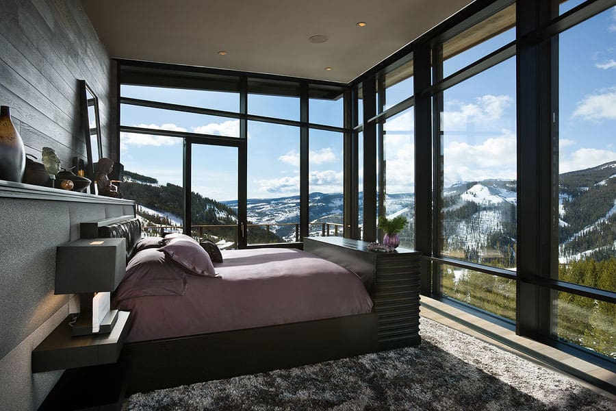 luxury residence ski resort natural elements 18 master bed
