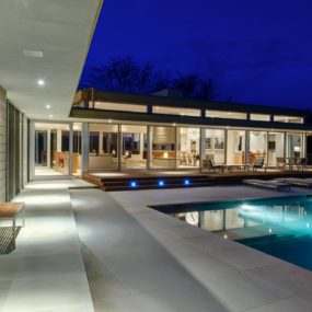 Energy Star Home Flanked by Pool & Pond