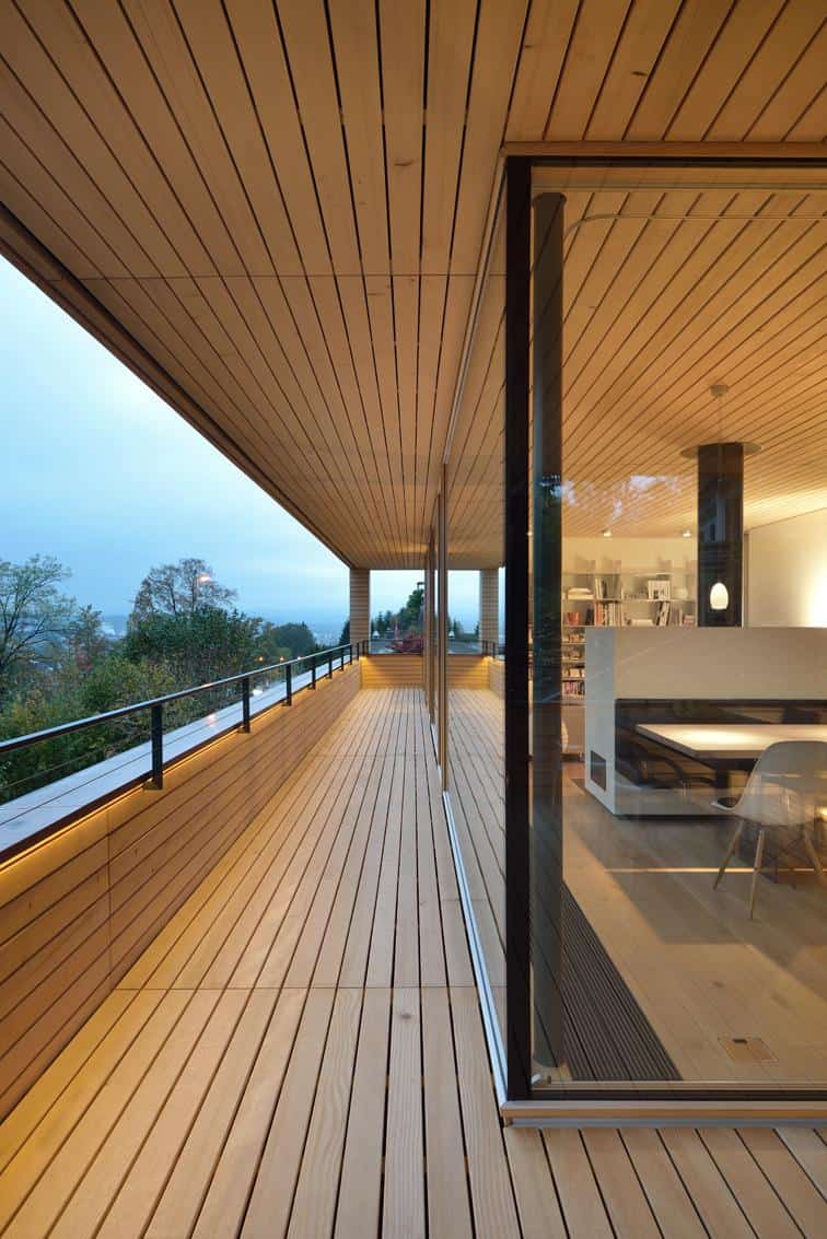 sustainable geometric house rooftop terrace 8 deck