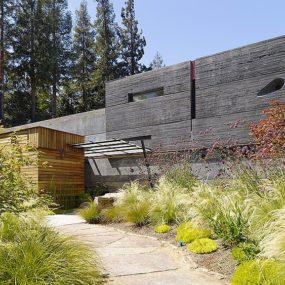 Hybrid Wood and Concrete Home