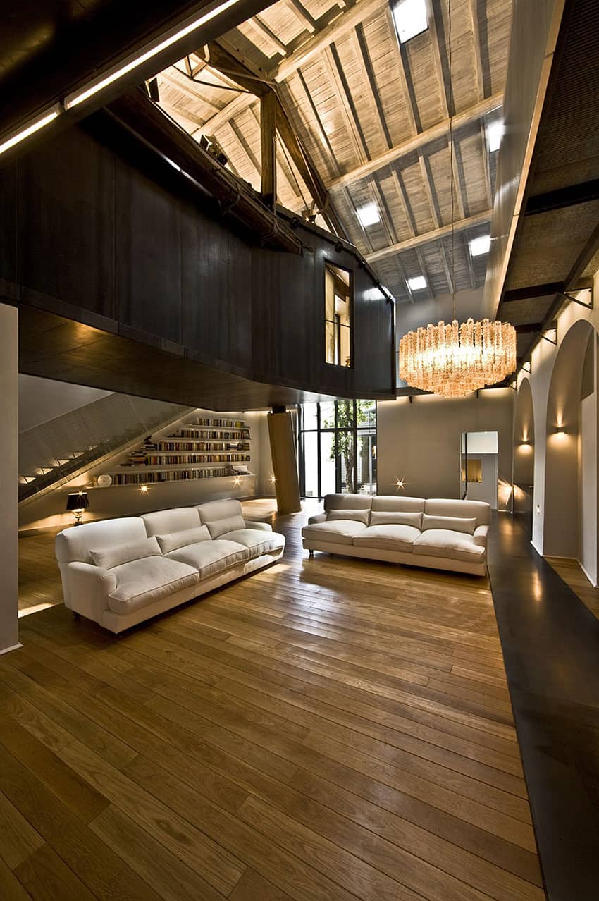 spectacular loft in reconvereted barn in rome 6