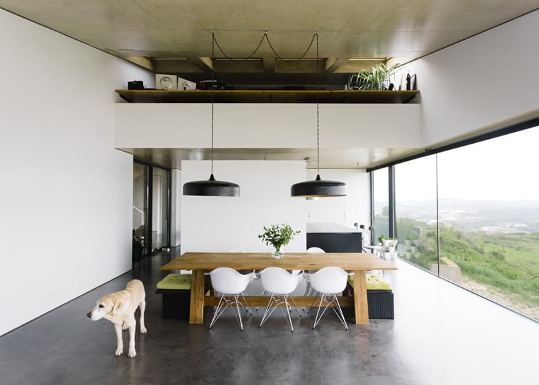 home incorporates unique materials like cork railway sleepers 16 dining