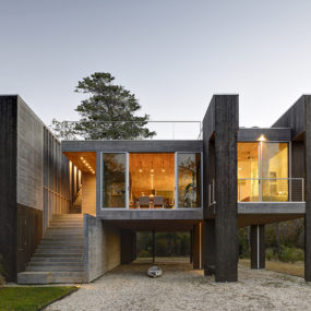Stunning Floodplain Home Incorporates Unique and Functional Pilings