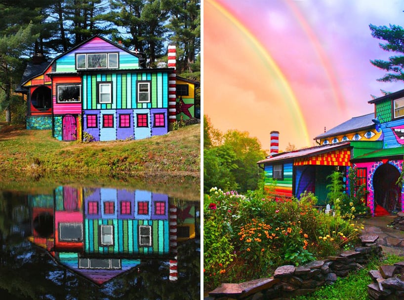 artist kat osullivan home psychedelic street art 7 rainbow
