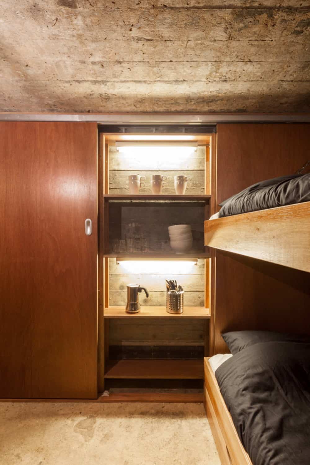 tiny war bunker converted underground holiday home 16