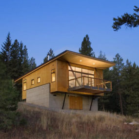 This Elevated Cabin Design Was Done on a Budget Plan