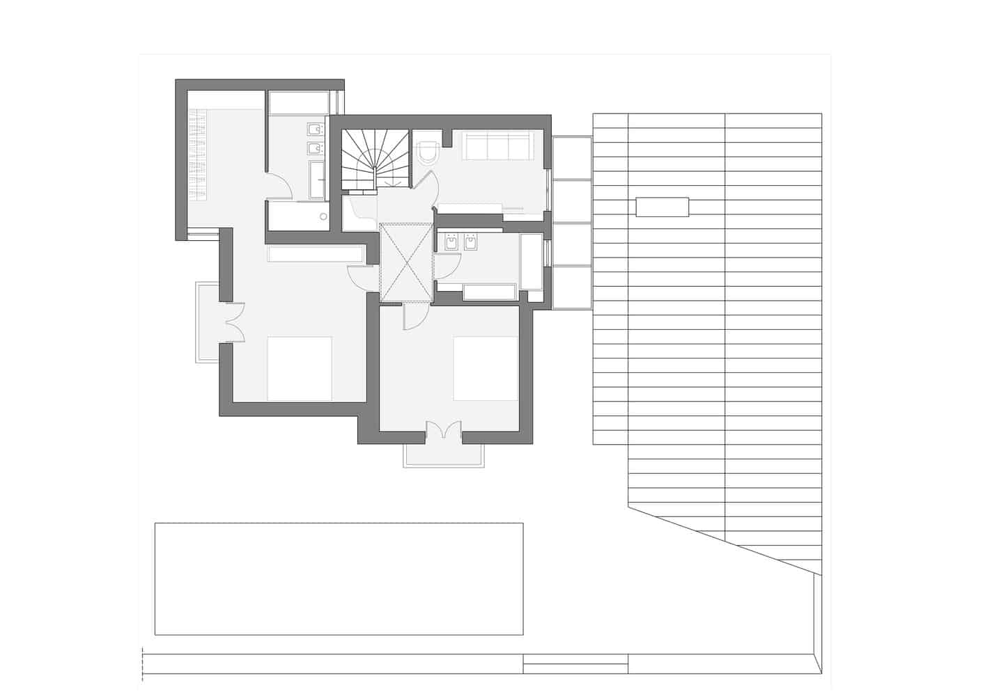 23 asymmetrical concrete addition modernises existing home
