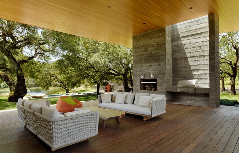 4 mature oaks living roofs contribute passive energy home