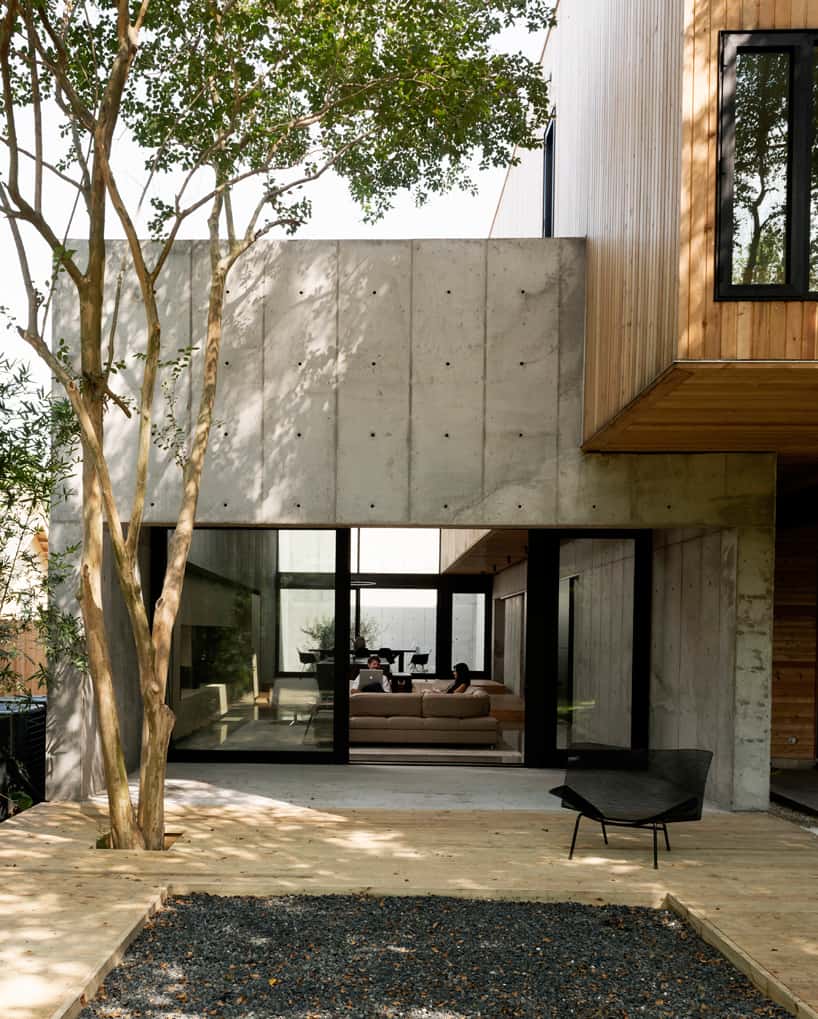 12 house concrete wood cubes japanese design