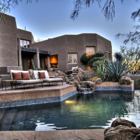 Arizona Desert Home Combines Waterscaping, Xeriscaping and Desertscaping