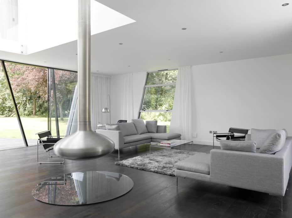 angular lines greyscale color define british abode 7 living room