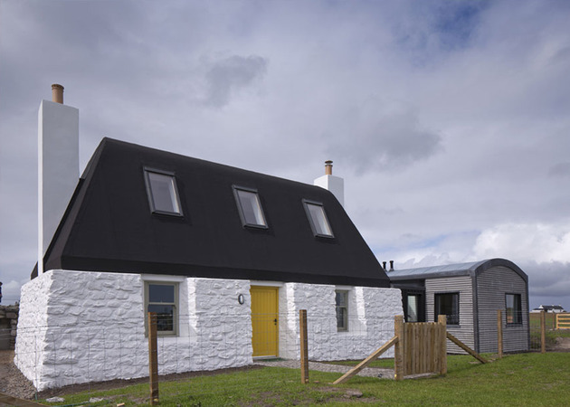 traditional scottish cottage reinvented with chic agricultural industrial flair 2 front angle thumb 630x450 23101 Traditional Scottish Cottage Reinvented With Chic Agricultural Industrial Flair