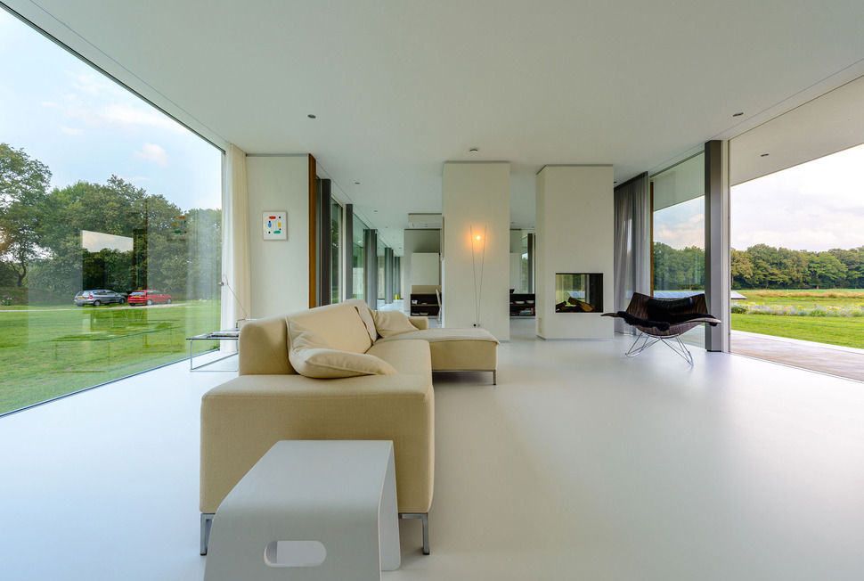 See Through Glass House On Private Pasture - Interior Glass Walls For Houses