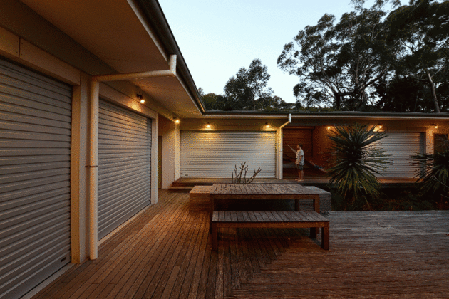 small vacation home animation thumb 630xauto 34243 Small Vacation Home Wraps Around Large Private Courtyard