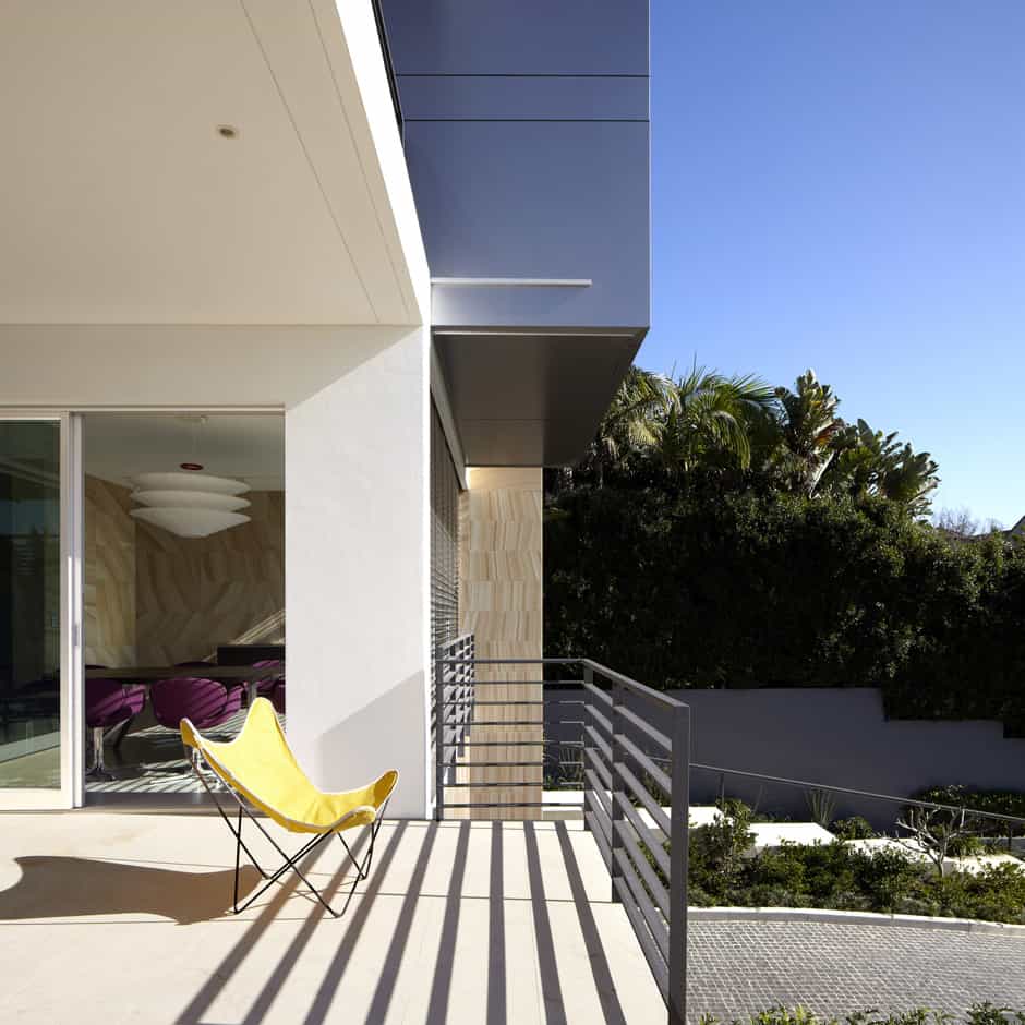 aussie house with spiral staircase leading to rooftop deck 11