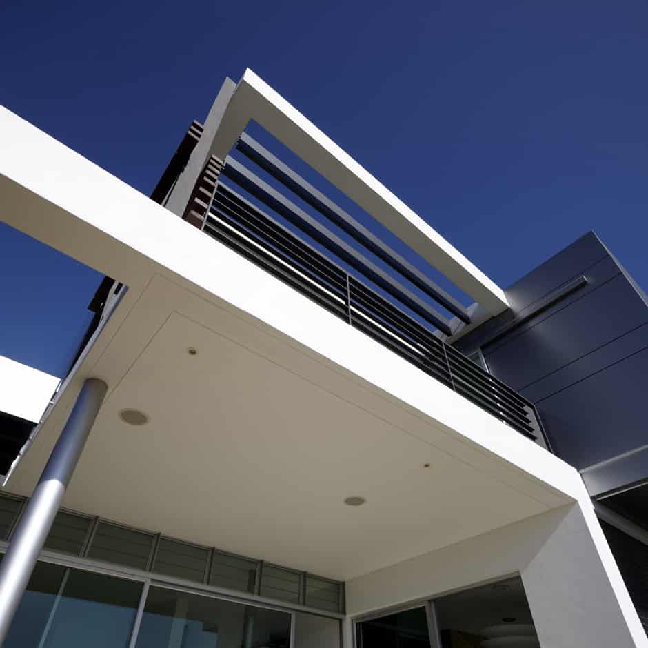 aussie house with spiral staircase leading to rooftop deck 9