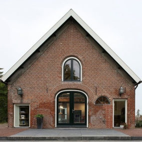 Authentic Netherlands barn renovated into rustic style farm house