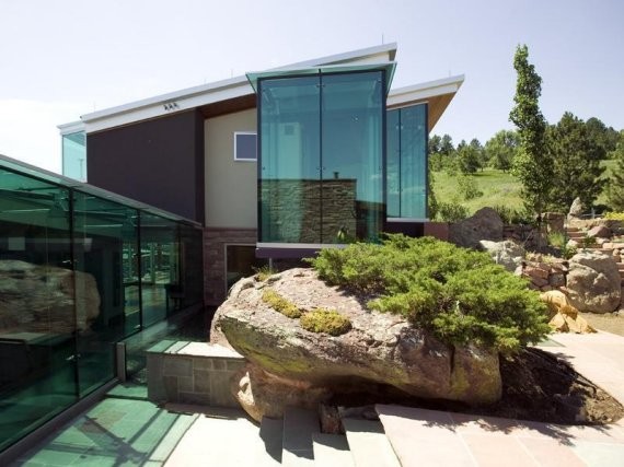 boulder glass house 2 Luxury Mountain Home   Rocky Mountain Dream Modern Home in Boulder, CO