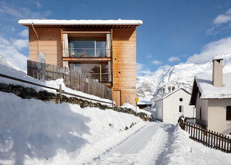 charming wood cabins swiss vals 2